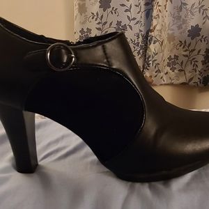 Women's Black Bootie Heels
